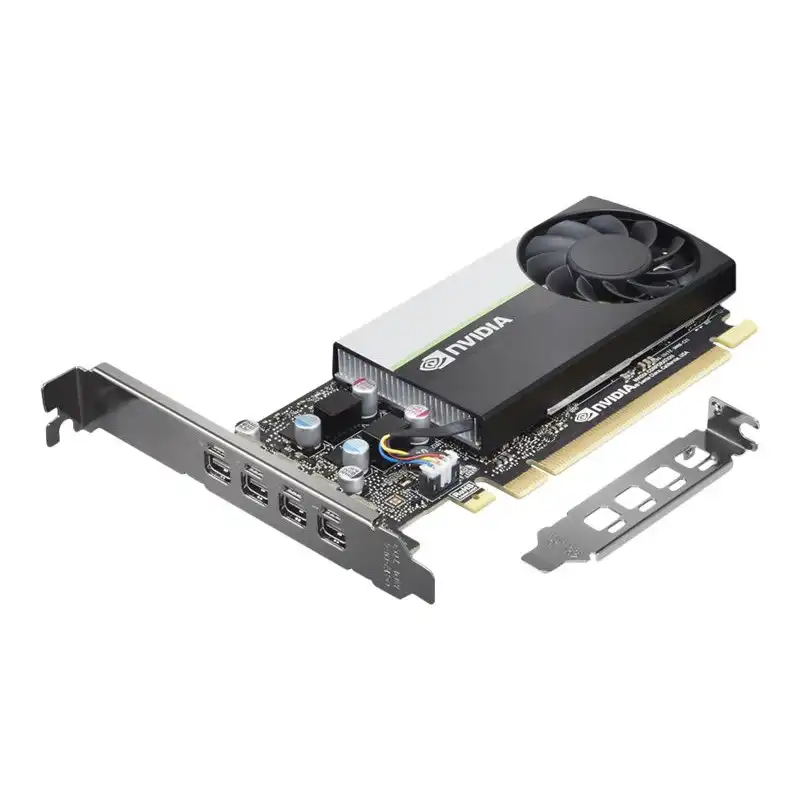 NVIDIA T1000 - Carte graphique - T1000 - 8 Go GDDR6 - PCIe 3.0 x16 - 4 x Mini DisplayPort - boîtier marr... (4X61J52233)_1